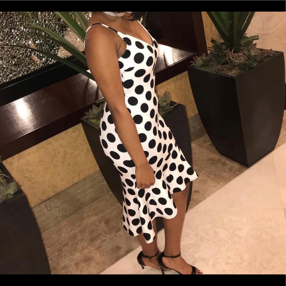 Black and White Polka dot dress